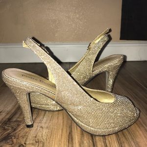 Gold heels